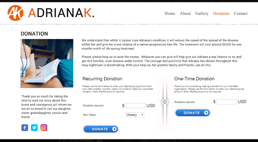 Donation-site